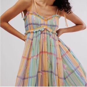 Colorful Striped Sundress